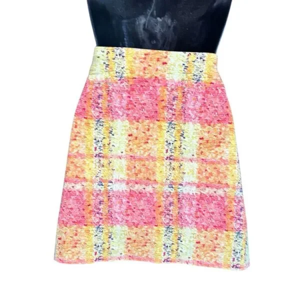 Attyre womens colorful skorts front pockets shorts inter grated stretch sz 12 - Picture 2 of 5